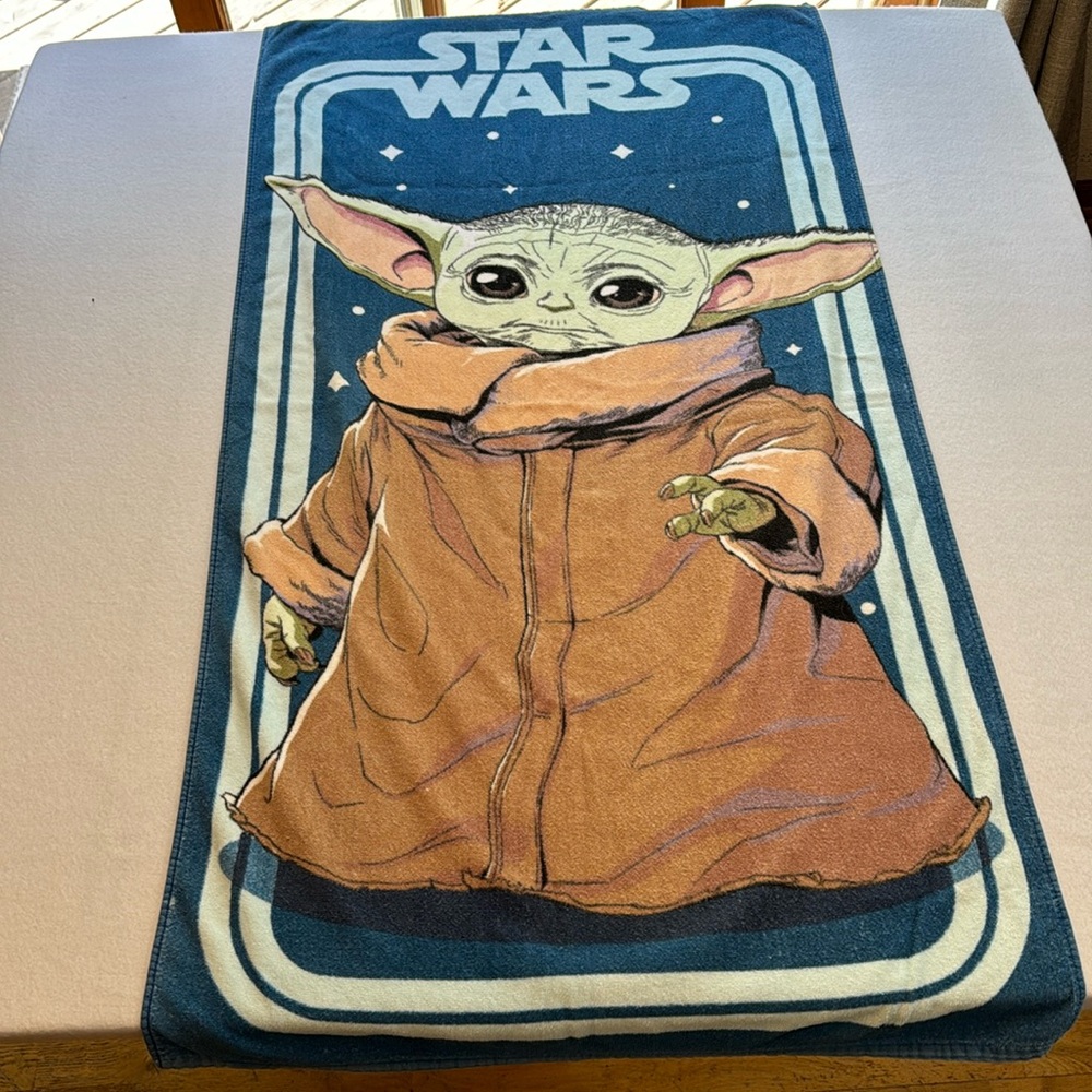 Star wars Mandalorian beach or bath towel